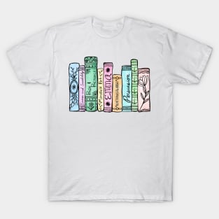 Jane Austen Bookshelf No.6 T-Shirt